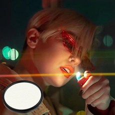 스마트폰망원렌즈 휴대폰카메라렌즈 줌렌즈 단안 망원경, vivo X100S Pro, 1개, 골드 헤어라인 필터 67mm