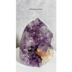 紫水晶簇, 紫色，橘色