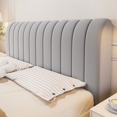 침대 헤드 쿠션 등받이 커버 리폼 보드 교체 덮개 모던 퀼팅 크리스탈 벨벳-아이보리 190CM, 160CM × 8. 카키-160CM