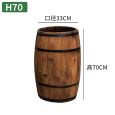와인 발효통 장식품 와인식초 샤또데스뚜블롱 바 포도 500ml, F. 맥주통 H70, A. 목재