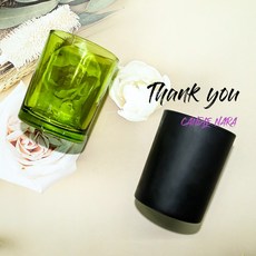 5oz 컬러 캔들 유리용기 140ml, 1개