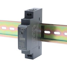 산업 자동화를 위한 HDR-15-12 12V 1.25A 15W 초슬림 DIN 철도 전원 공급 단계15W, 17.5*54.5*93mm, black