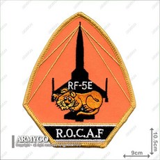 ARMYGO 空軍第12偵察隊 RF-5E 機種章, 1個, 不車魔鬼氈
