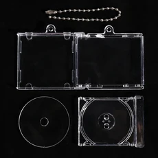 기념 앨범 미니 CD 케이스 키체인 사진 DIY 가방 펜던트 참 장식품 플레이어 키링 앨범 키홀더, 10pcs, 03 10pcs, Style B-03