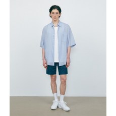 매장정품 브이투 VTWO 린넨 링클워싱 박시 셔츠_블루 5007781919 177260