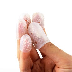 꼬마산타 엠보싱 손가락 통풍 골무 손가락보호커버, S