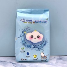 拭拭樂 OMA&Baby 濕拭衛生紙 20片/包, 1個