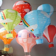 파스텔숲길 파티가랜드 열기구 대형 모빌 대형, 레드