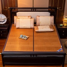 新款40碳化雙面竹蓆 90*190cm, 40碳化席