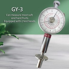 GY 4 휴대용 디지털 과일 경도계 테스터 테스트 스탠드가있는 경도 시험기, 1개