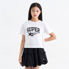 더데이걸 그래픽 크롭 반팔티 TGRP26302_IC