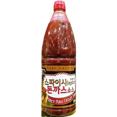 미담채 스파이시 돈까스 소스 2Kg/소스/액상소스/돈까스소스/돈까스양념/스파이시돈까스소스/업소용돈까스, 1개, 2kg