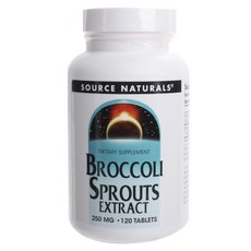 SOURCE NATURALS 綠花椰菜苗萃取錠 250mg, 120顆, 1罐