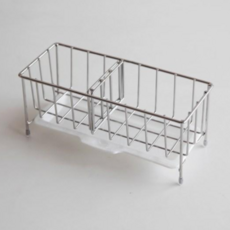 [미쓰오상점] 304 스텐 칸막이 수세미랙 수세미받침