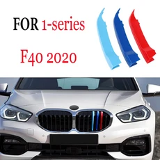 자동차 그릴 스티커 스트립 커버 트림 BMW F40 F20 F21 E87 E82 E81 E88 레이싱 액세서리 3 개, 01 China Mainland, 03 F40 2020