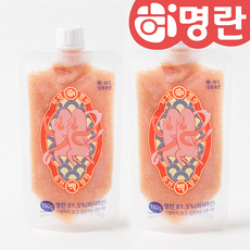 부산허명란 짜먹는 백명란 튜브 150g, 2개