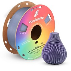 Polymaker Panchroma 듀얼 컬러 매트 PLA 필라멘트 포기 오렌지 (그레이-오렌지) 1.75mm 3D 프린팅 프린터 대부분의 FDM 프린터에 적합 1kg 스풀, 11 127 - 1.75mm 듀얼 매트 포기 퍼플 (그