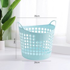 洗衣籃 髒衣籃 折疊洗衣籃 洗衣籃架 汙衣籃 大號塑料臟衣籃臟衣簍浴室洗衣籃家用玩具衣物收納籃臟衣服收納筐, 新款：小號藍色