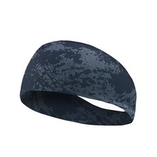 走走去旅行 彈力運動導汗帶 健身止汗帶 吸汗頭帶 運動髮帶 運動頭巾 頭帶 運動頭套, 1個, 塗鴉灰