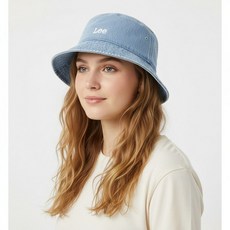 LEE 트위치 로고 버킷햇 인디고 라이트 270839