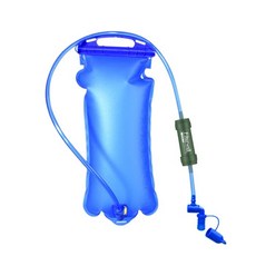 2.3L 戶外便攜式重力式超濾淨水器 山地露營淨水, 藍色