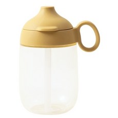 KINTO BONBO 提把吸管杯 260ml, 粉黃, 1個