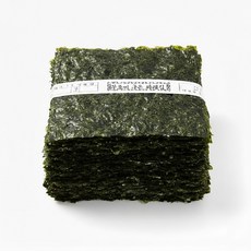 명식품본사 무조미 [구운] 파래김 [대포장] 100매 쌈싸먹는김 진공포장, 1개, 225g