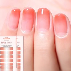 엘씨네일 투명 시럽 네일스티커, 2개, 시럽네일스티커 111. 로지 소프트