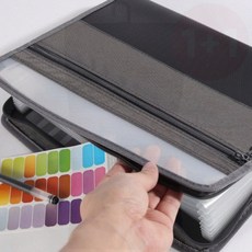 A4 서류파일 문서 보관 포켓 도큐먼트 케이스 사무실, 1개, 상세페이지 참조