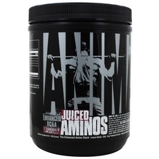 Universal Nutrition Juice Aminos蛋白質補充粉, 草莓酸橙汁, 1個, 358克