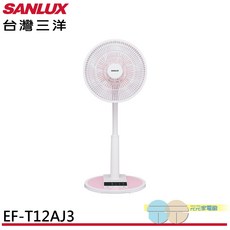 SANLUX 台灣三洋 12吋遙控馬卡龍電風扇 - 夏日涼風的選擇