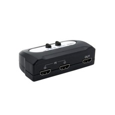2포트 무전원 수동 hdmi 선택기 스위치 tv 모니터 게임기 듀얼 화면 분배 연결 분배기