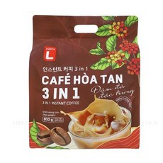 인스턴트 커피 3in1 베트남 Choice L 초이스엘 롯데마트 하노이, 1개, 50개입, 16g
