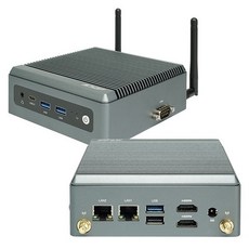 (엠탑코리아) 무소음 산업용 미니PC NANO N100 Fanless 60W (RAM 16GB + M.2 SSD 128GB), Free DOS, 128GB