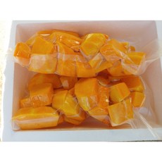 [품안농장]국내산 늙은호박 맷돌호박 냉동 손질늙은호박 1kg, 1개