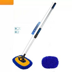 버스 세차봉 연장막대 세차용 대걸레밀대 대형차 청소 화물차 트럭 셰닐 셀프 물세차 자동차, 2.4m 교체용 브러시 커버, 1개