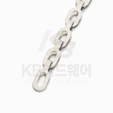 CH-6 스텐 체인 판줄 산업용기계 공업용기기 쇠사슬 M단위 판매 스테인리스 STS304 KB하드웨어, 1개