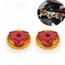 오토바이 프론트 서스펜션 포크 프리로드 조절기 캡 가드 커버, 8. L