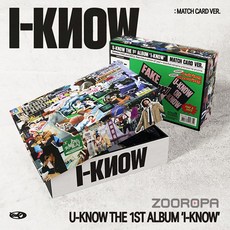 [Match Card Ver] 유노윤호 U-Know 정규앨범 1집 I-KNOW