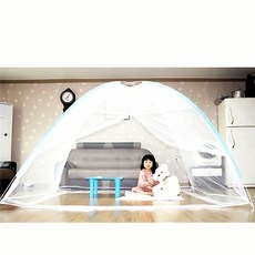 빅사이즈 원터치 모기장 9-10인용 대형 해충 막 대전 망망 방충 망 여름 용 침대 커버, 본상품