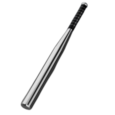 혼쭐나는 호신용 튼튼한 야구 방망이 야구배트 81cm, 1개, 실버