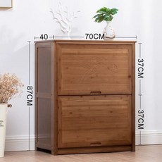 엔틱 레트로 이불장 안방 엔틱가구 인테리어 프랑스 수납장, D. 70cm 브라운 2층