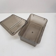 P老闆水族爬蟲飼養盒：小/中/大尺寸，適用於樹棲、蜘蛛、守宮、烏龜等，兩棲爬蟲飼養箱，含爬台, 小(黑), 1個