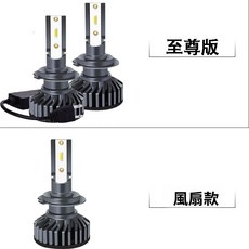 汽車LED大燈泡 機車大燈 H4 H3 H7 H8 H1 9005 9006 9012可過驗, 1個, 6000K,H1 內置（買一送一）