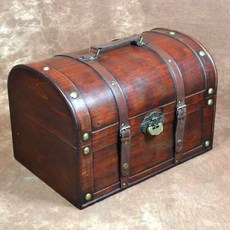 해적 자물쇠 엔틱 빈티지 정리함 자물쇠가 사이즈 궤짝 나무상자, 2. 잠금 30x16x16, 잠금 결제 S 30x16x16