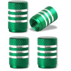 알루미늄 합금 타이어 밸브 스템 캡 4 Pcs 자동차 오토바이 및 자전거 용 범용 커버 자동 액세서리, C0646 gr n