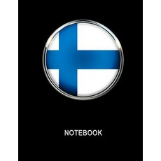 (영문도서) Notebook. Finland Flag Cover. Composition Notebook. College Ruled. 8.5 x 11. 120 Pages. Paperback, Independently Published, English, 9781075774386