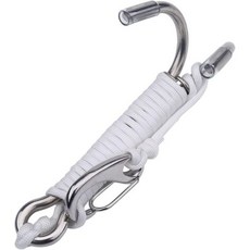 수중 사진 촬영을 위한 킨소 롱 라이프 드리프트 후크 견고한 스테인리스 스틸 소재 흑백 칼라 14cm 크기, White