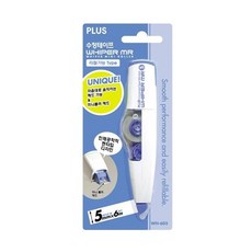 플러스 필기 글씨 수정 테이프 블루 5mm 본체