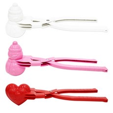 [파격특가] 귀엽뽀짝 눈집게 3종 세트 힙하고 귀여운 겨울 필수템 눈사람2+하트1 3종 세트, 3종(눈사람2+하트1)